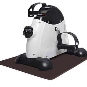 White and Black Mini Exercise Bike